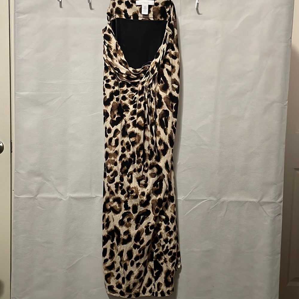 Cheetah print long skirt